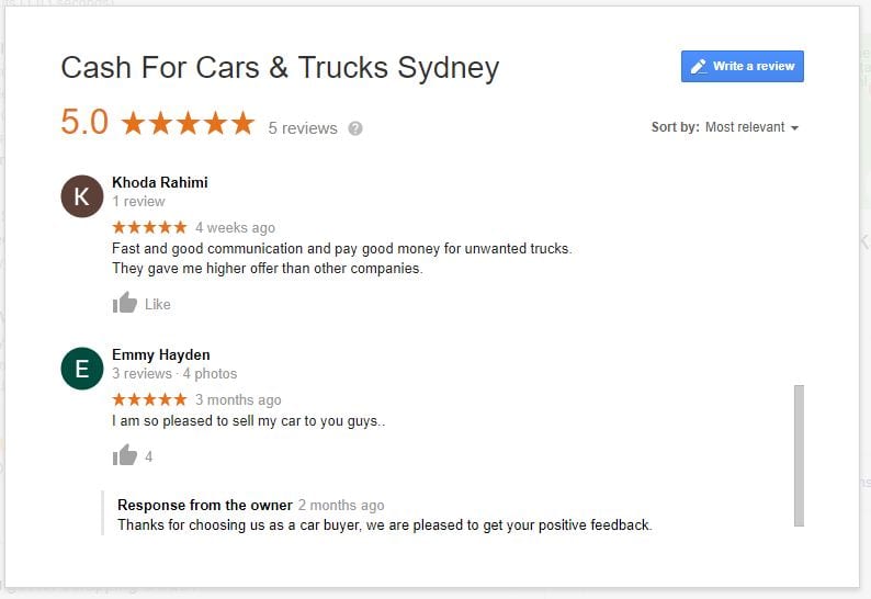 cash for car & truck sydney